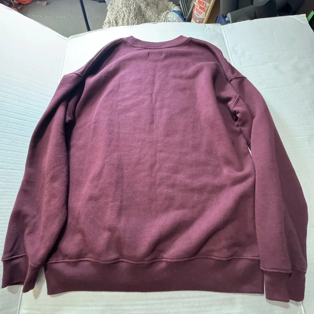 Vintage State of Mind Maroon Grand Canyon Crewneck Sweater - Picture 2 of 6